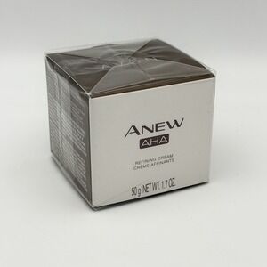 Avon Anew AHA Refining Cream Day Alpha Hydroxy Acid Anti-Aging Moisturizer NIB